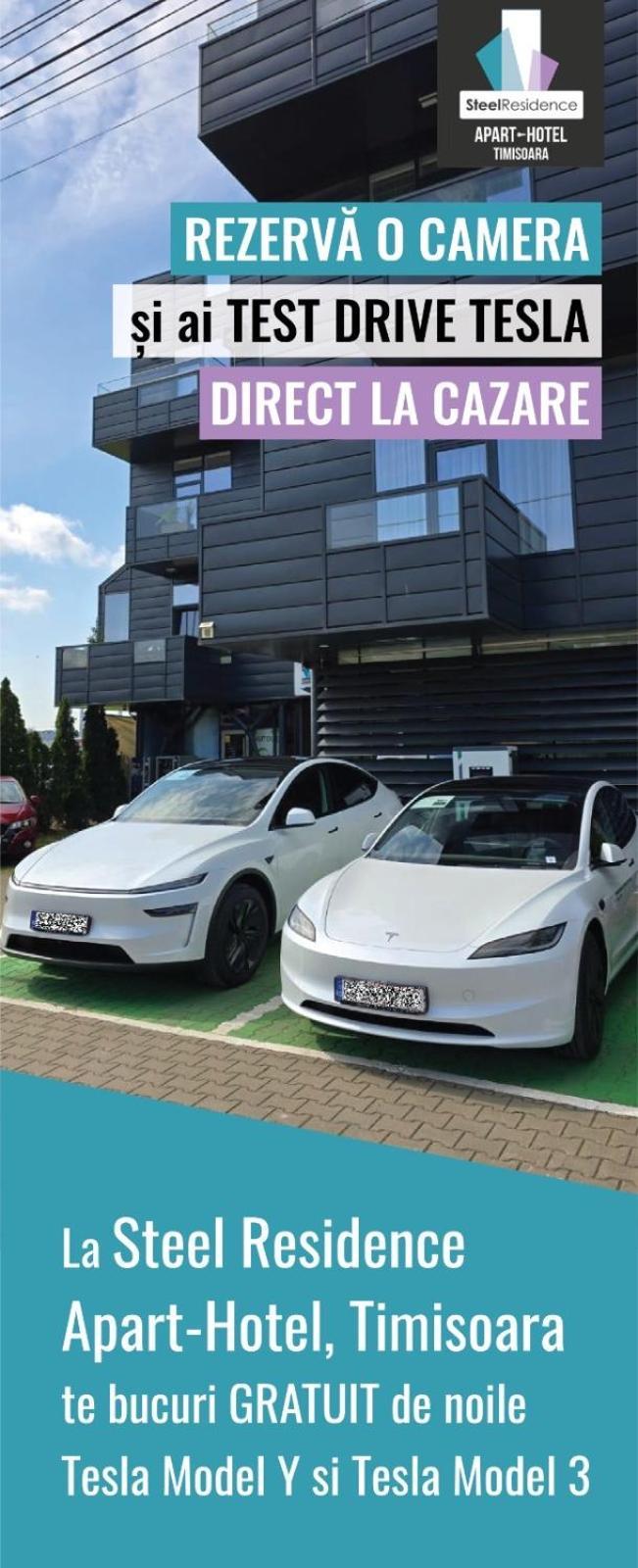 Apartments Steel Residence- Tesla Drive Experience Temešvár Exteriér fotografie