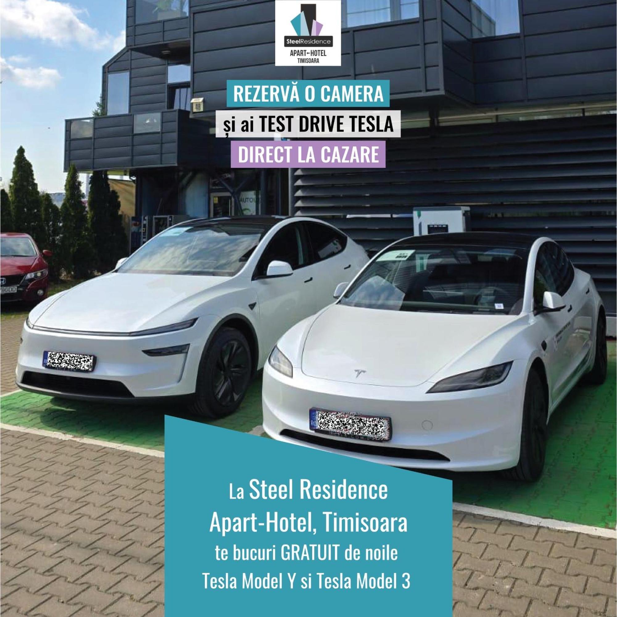 Apartments Steel Residence- Tesla Drive Experience Temešvár Exteriér fotografie